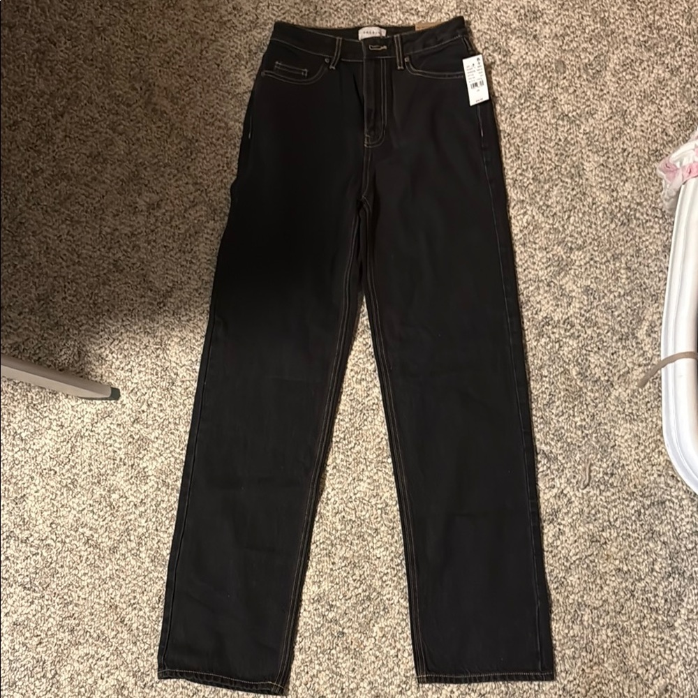 PacSun Black Straight-Leg Jeans